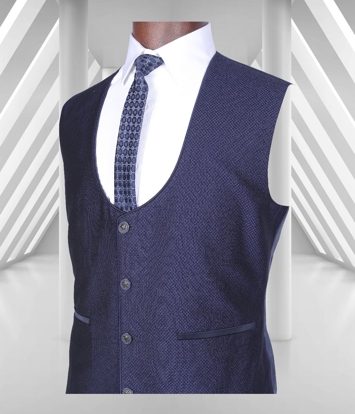 Royal Blue Tailored Men's Suit Online P N RAO