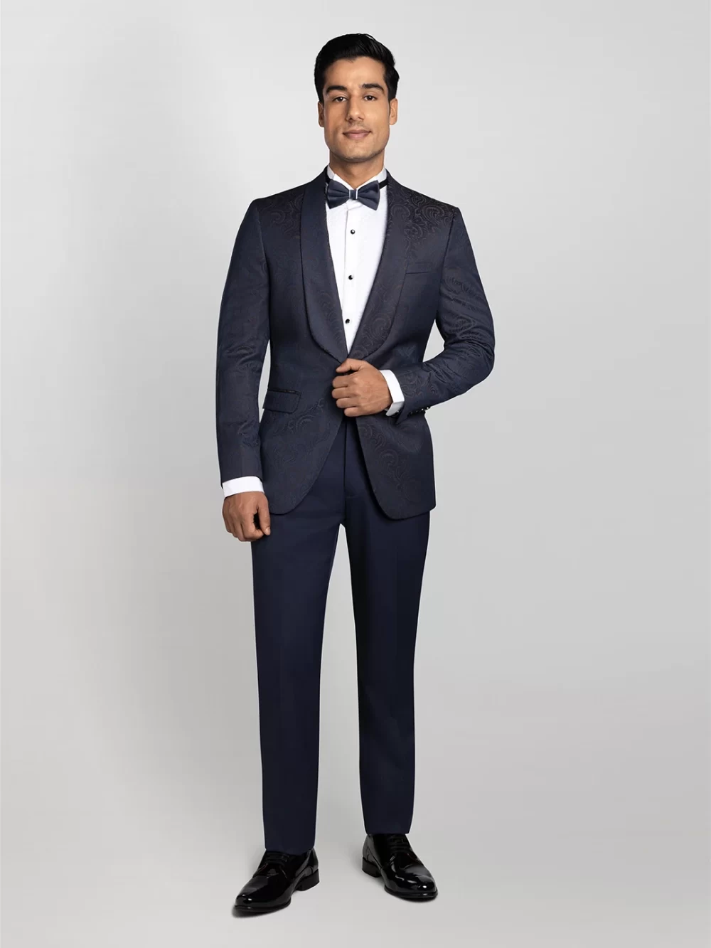 2 Piece Jacquard Tuxedo Suit