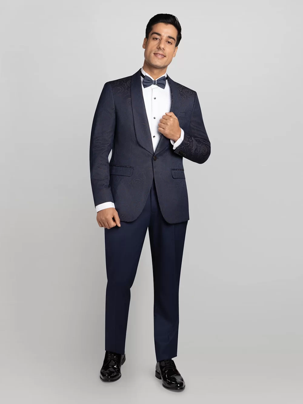 2 Piece Jacquard Tuxedo Suit