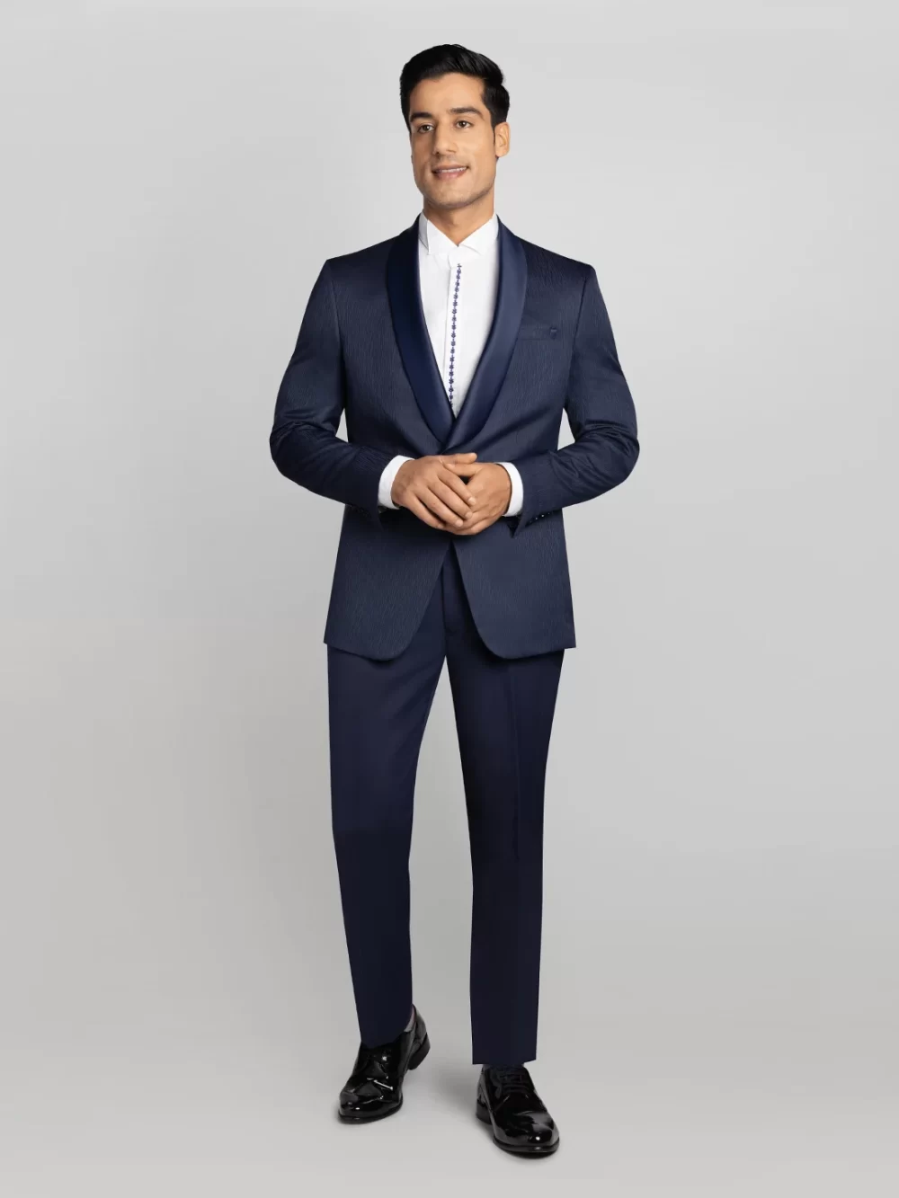 Tuxedo Suit Navy Blue