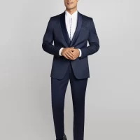 Tuxedo Suit Navy Blue