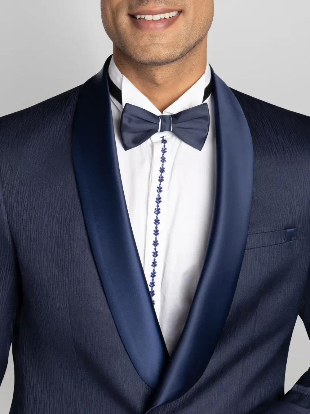 Tuxedo Suit Navy Blue