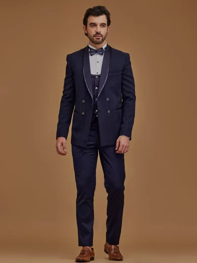 Navy Blue 5 piece suits